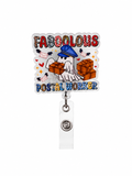 Postal worker badge reel
