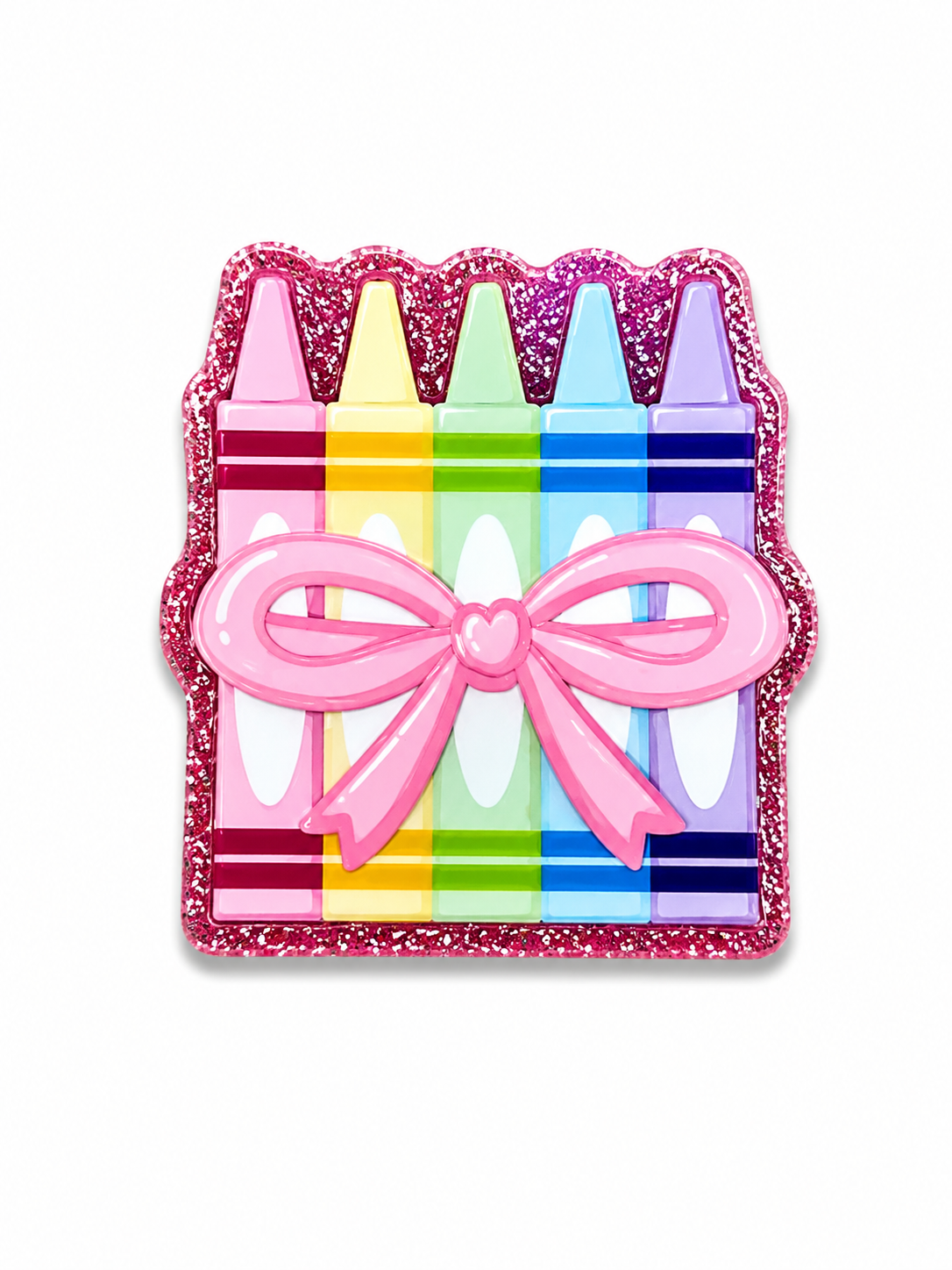 Crayon badge reel