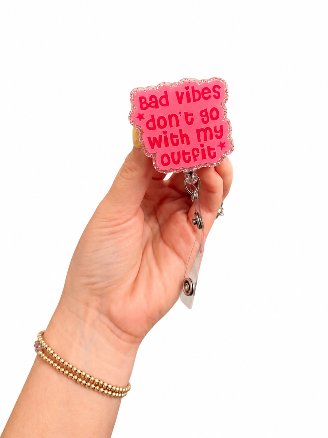 Bad vibes badge reel