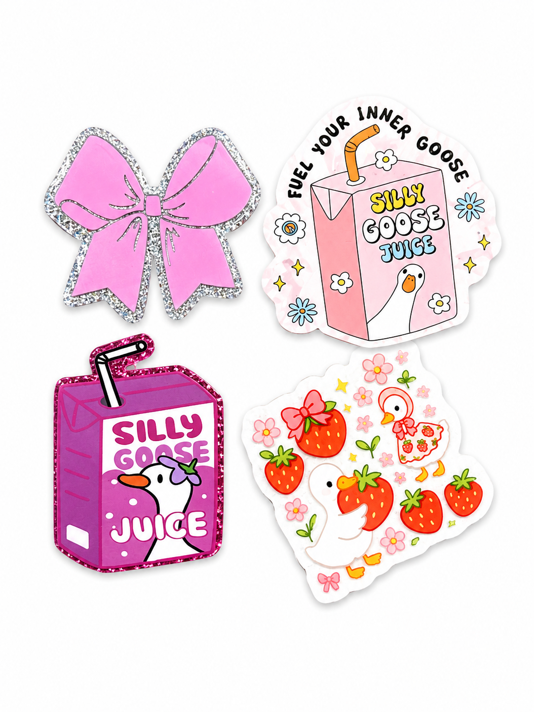 Girly goose magnet bundle