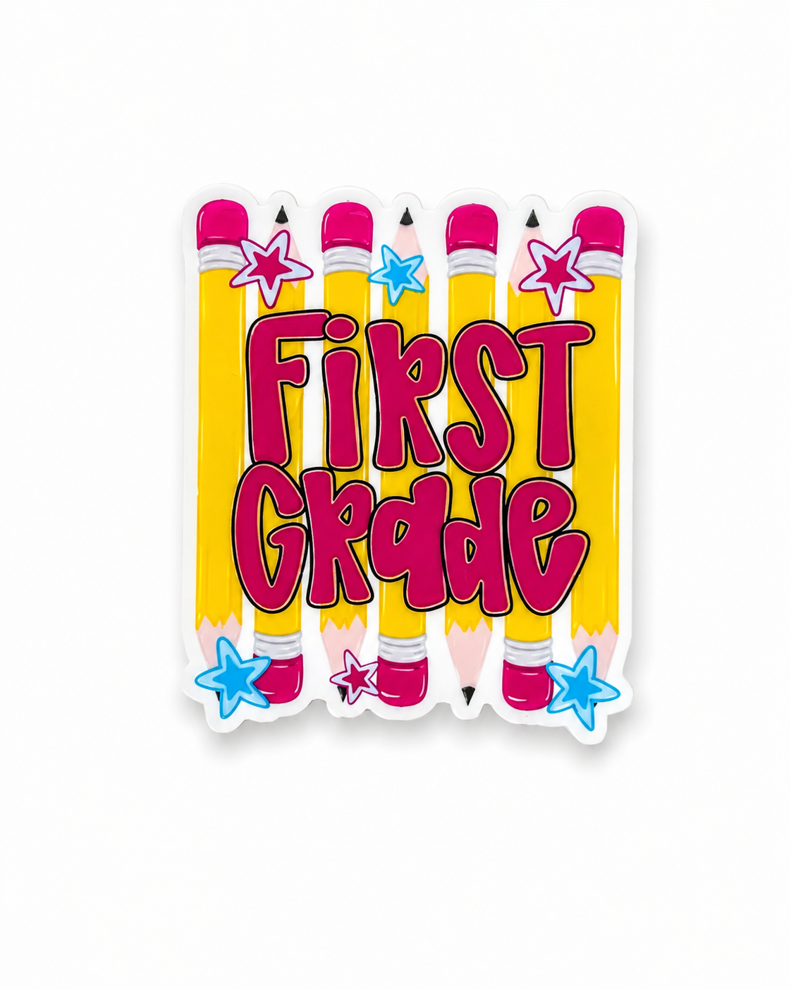 First grade badge reel