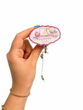 School staff badge reel