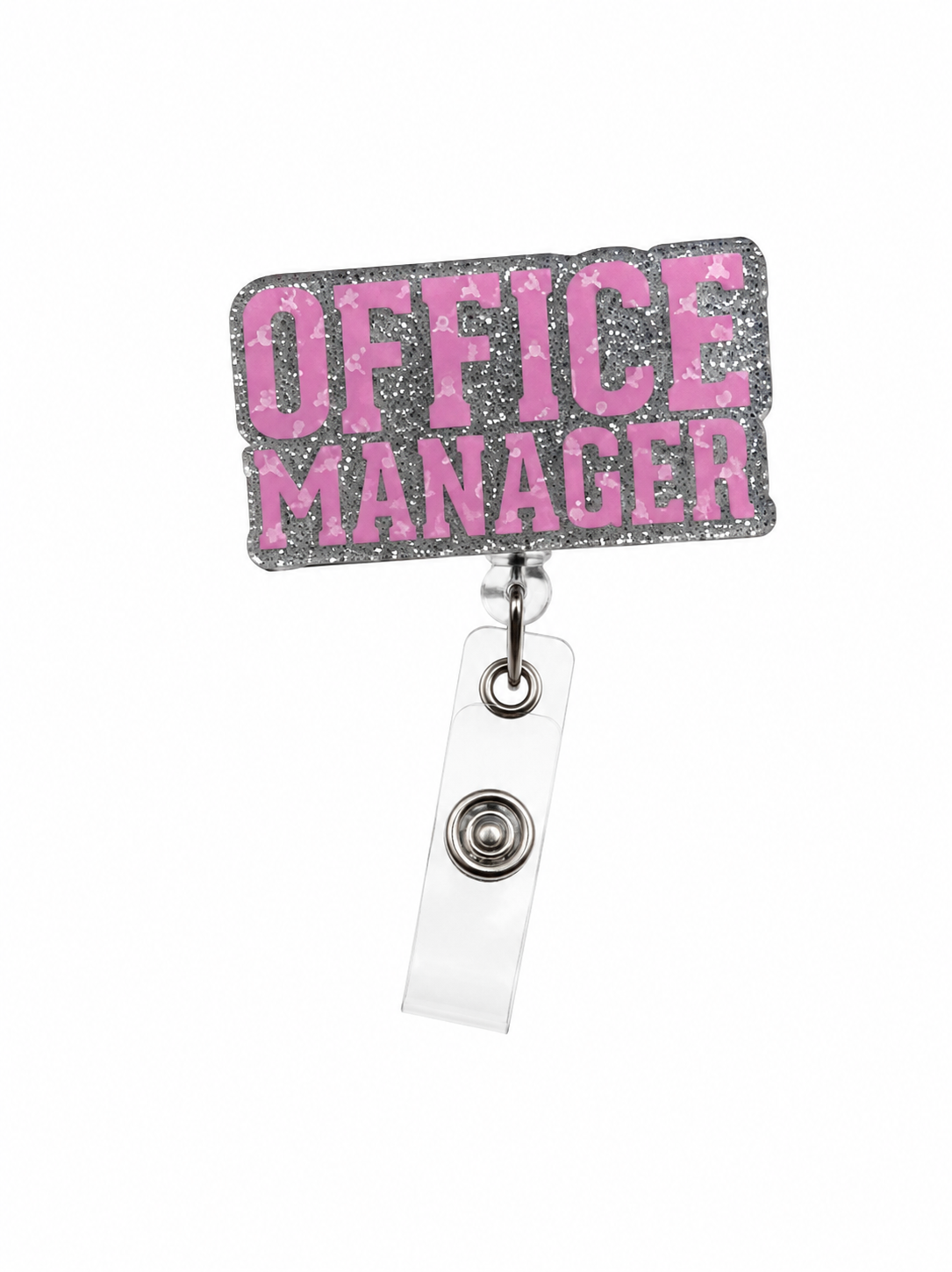 Office manager badge reel