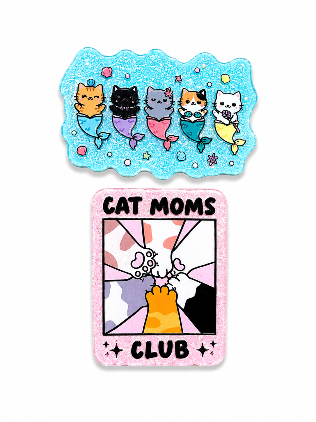Cat mom mini magnet bundle