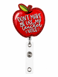 Teacher voice Badge reel