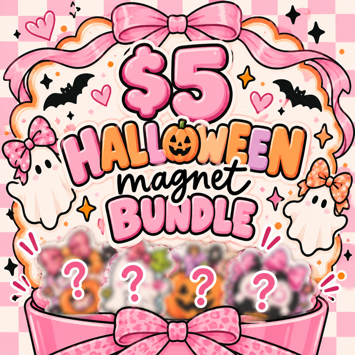 Halloween magnet bundle ( 10 pieces )