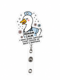 Goose badge reel
