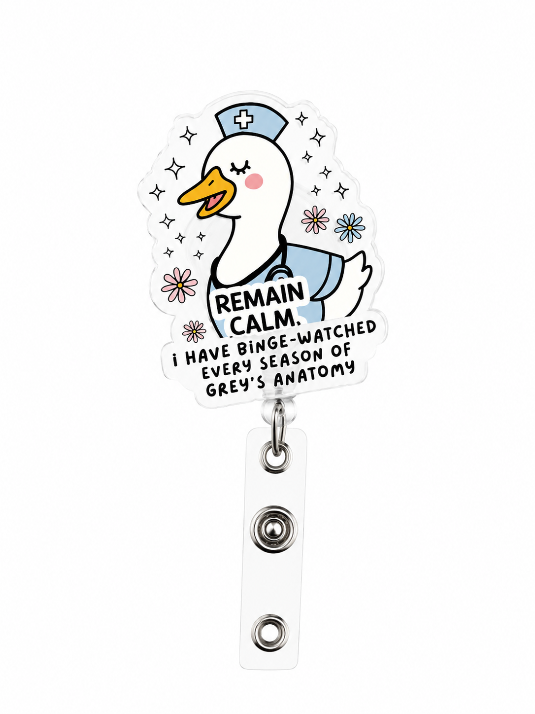 Goose badge reel