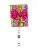 Teacher badge reel