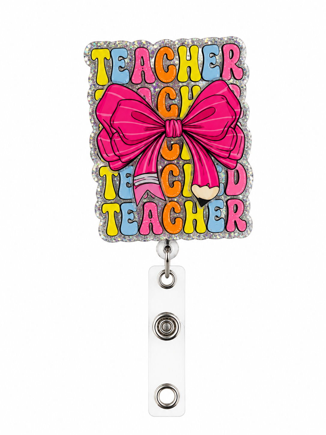 Teacher badge reel