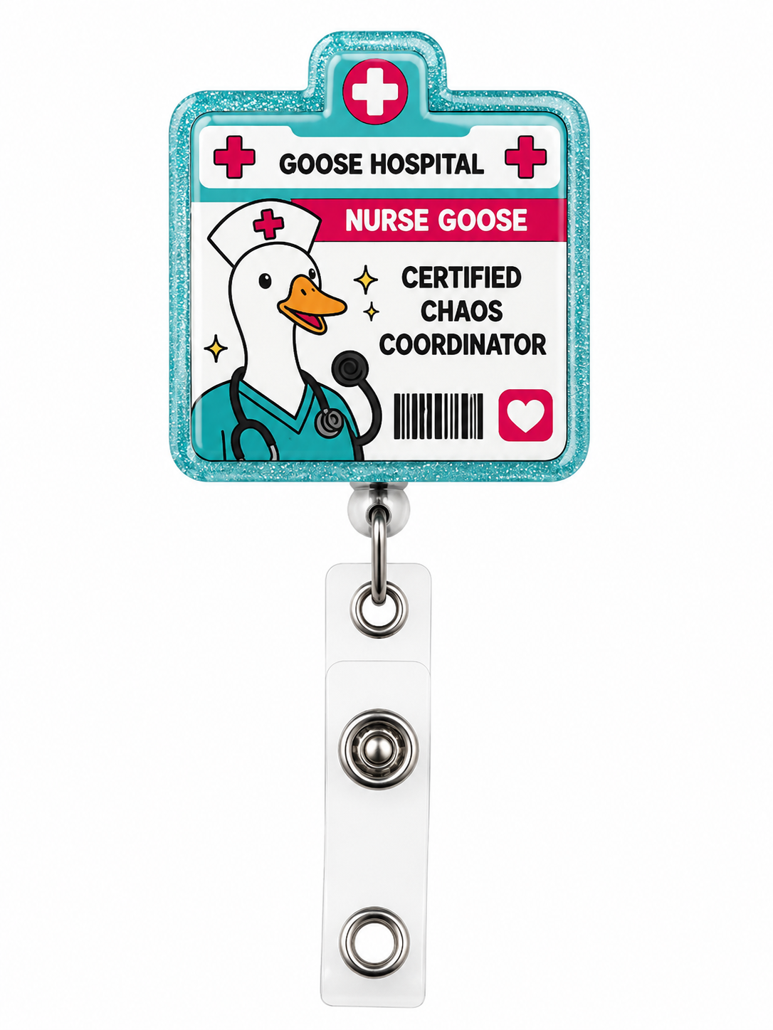 Goose hospital Badge reel