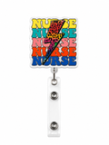 Nurse badge reel