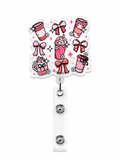 Coffee badge reel
