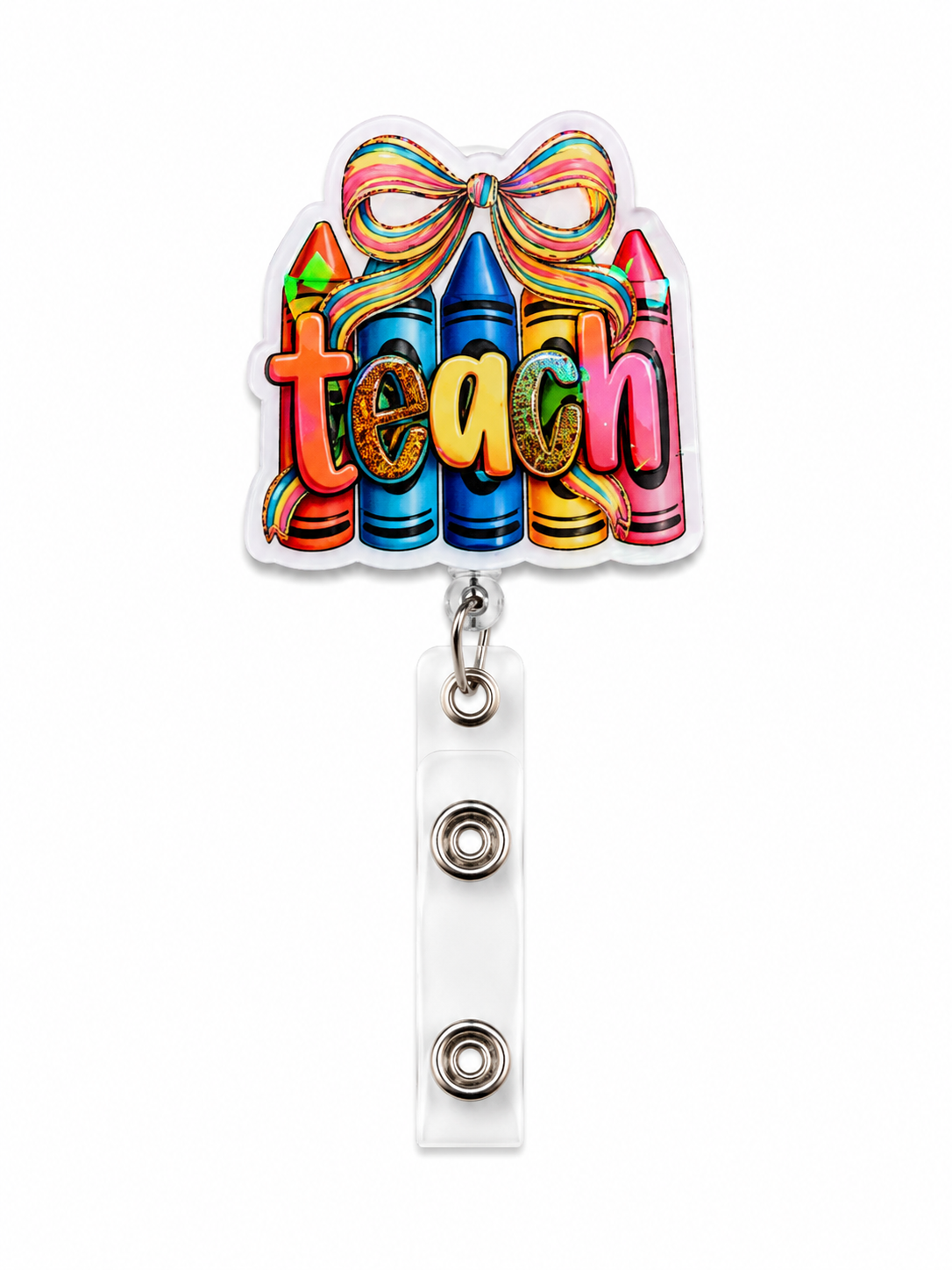 TEACH badge reel