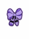 Crayon purple badge reel